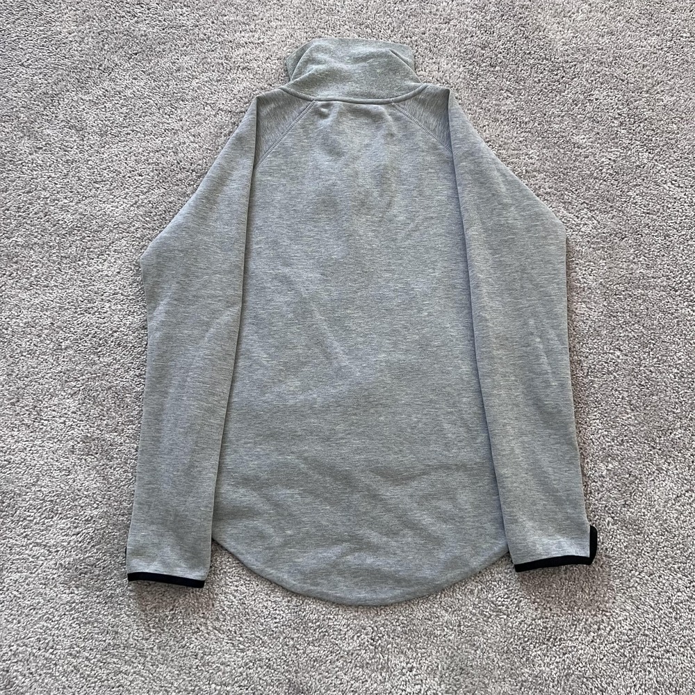 Nike Tech Fleece Track Jacket Moto Cape Womens Medium Gray Full Zip - Picture 2 of 16